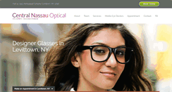 Desktop Screenshot of centralnassauoptical.com